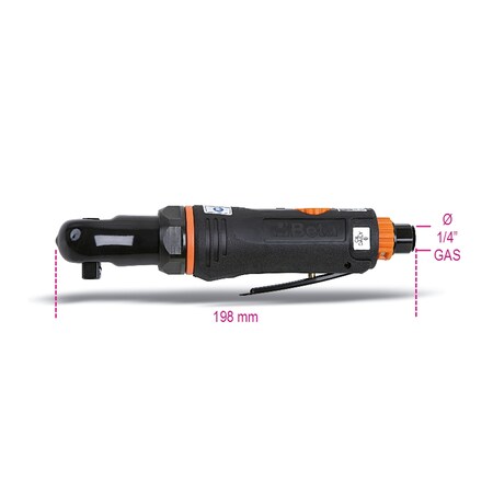 Beta Compact Reversible Air Ratchet, 3/8" 19210015